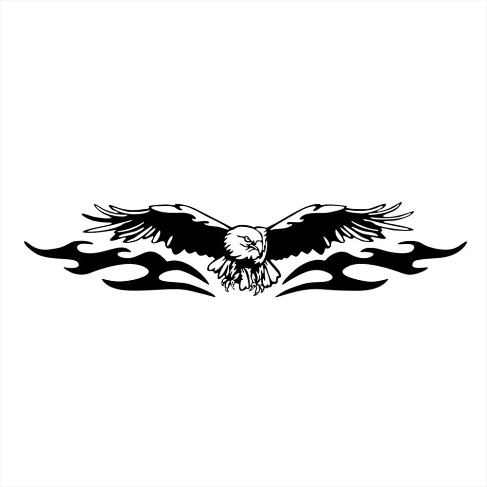 Lykx Eagle Fire Totems Sticker Fashion Sports Racing Stripes