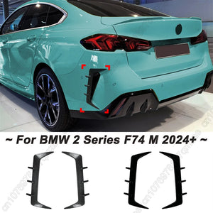 For BMW 2 Series F74 M Carbon Look Rear Bumper Splitter Side