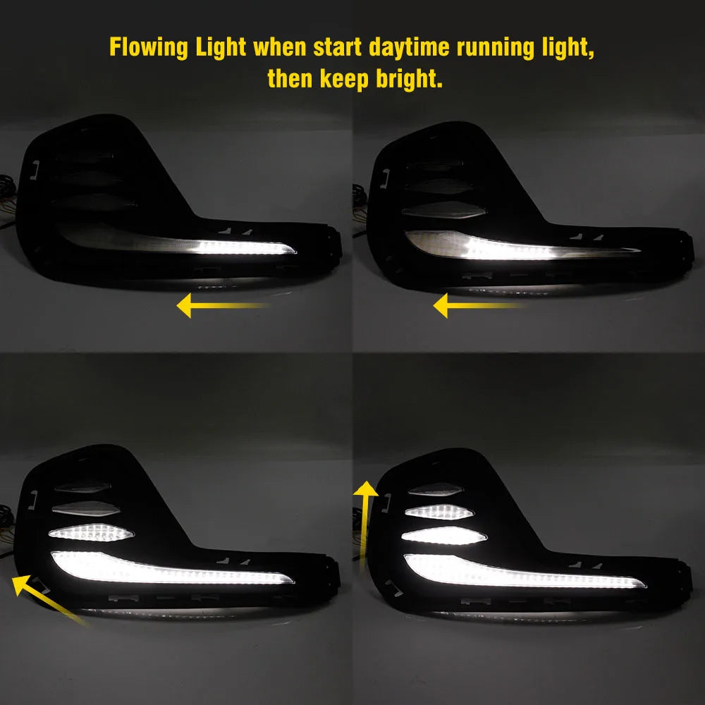 For Onix Chevrolet Fog Lights LED Headlight Drl Front Chevrolet
