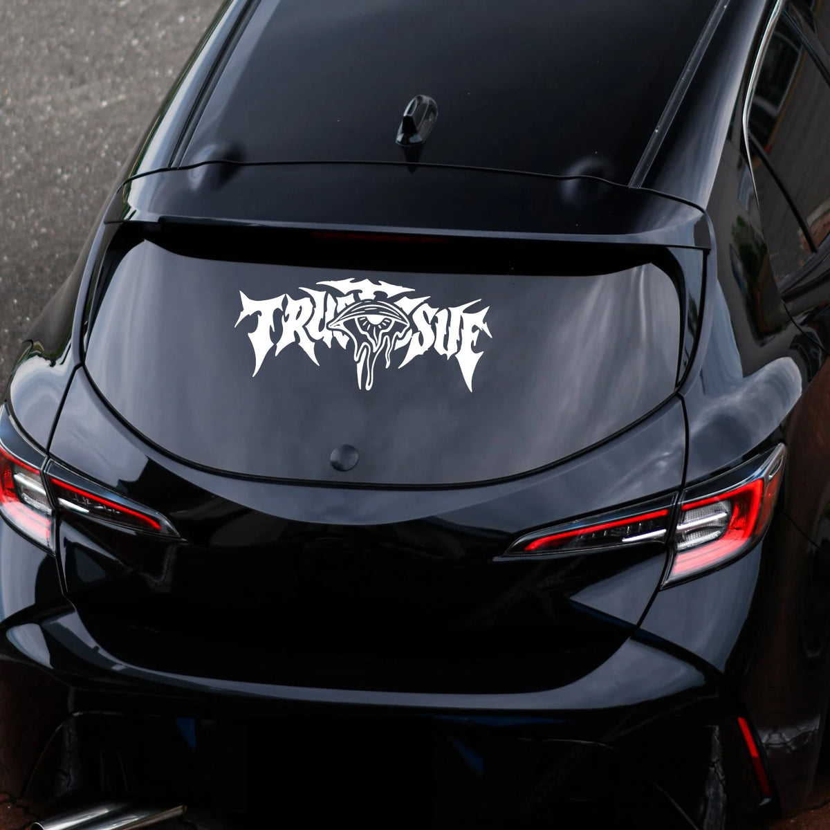 For Jdm Front Rear Windshield Drift Trust Issue Vinyl Sticker
