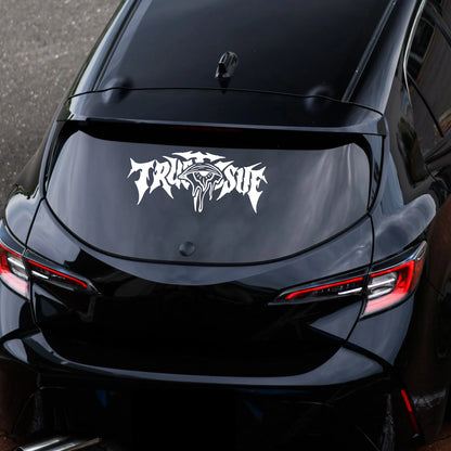 For Jdm Front Rear Windshield Drift Trust Issue Vinyl Sticker