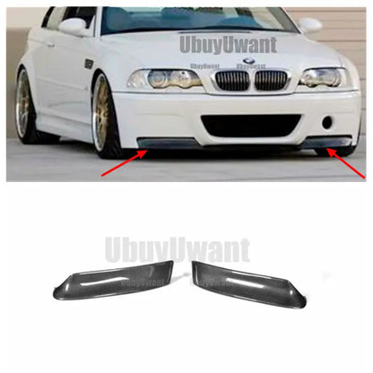For BMW E46 1999-2006 2001 M3 Front Bumper Splitters Diffuser