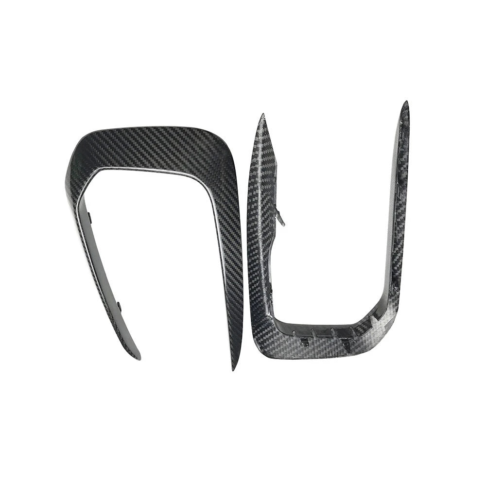 For BMW 1 Series F20 M Dry Carbon Fiber Front Fog Wind Knife