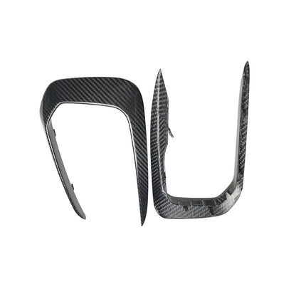 For BMW 1 Series F20 M Dry Carbon Fiber Front Fog Wind Knife