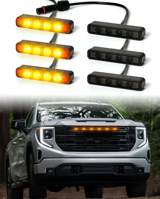 Front Grille Cars SUV Grill 6PCS Universasl