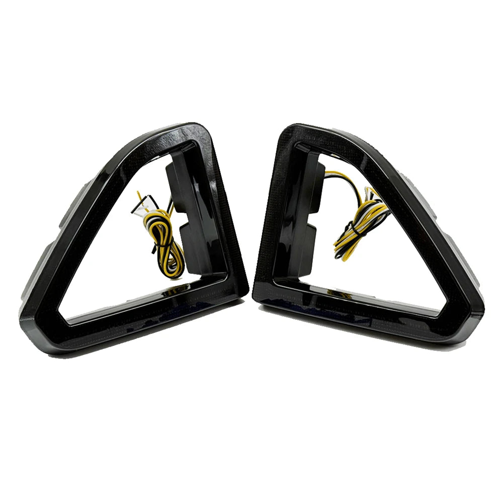 For Ford Mustang 2015-2024 Bumper Dynamic 2PCS Front Grill Side