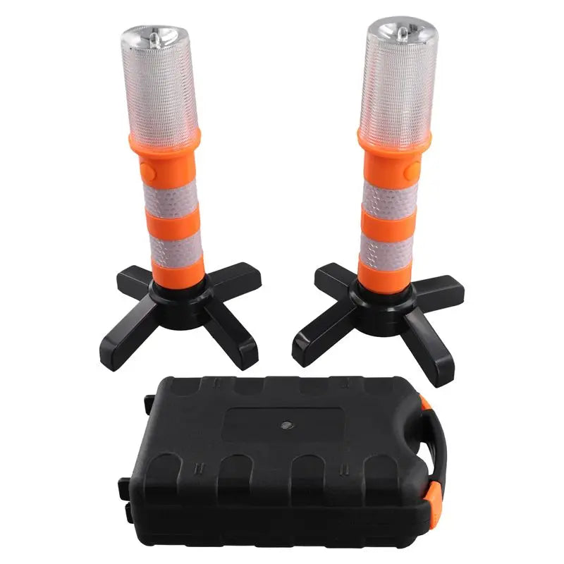 Professional 2PCS Emergency Road Flash Flare Roadside Beacon