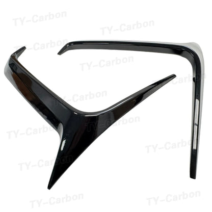 For BMW 4 Series G26 M Vten Gloss Black Front Bumper Canards