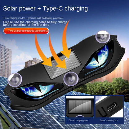 Solar Powered Vibration Activated On Off Devil S Eye
