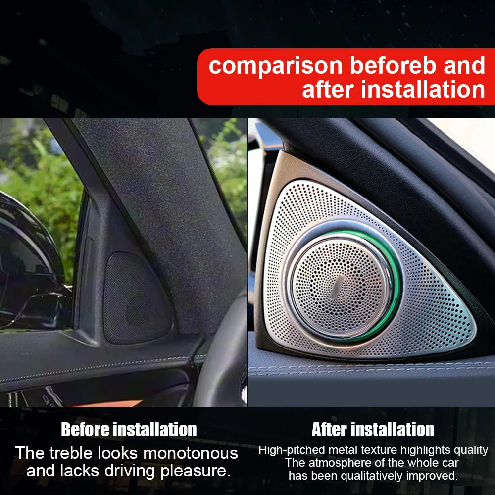 For Mercedes Benz W205 Glc X253 W213 W222 Ambient 3D Rotation