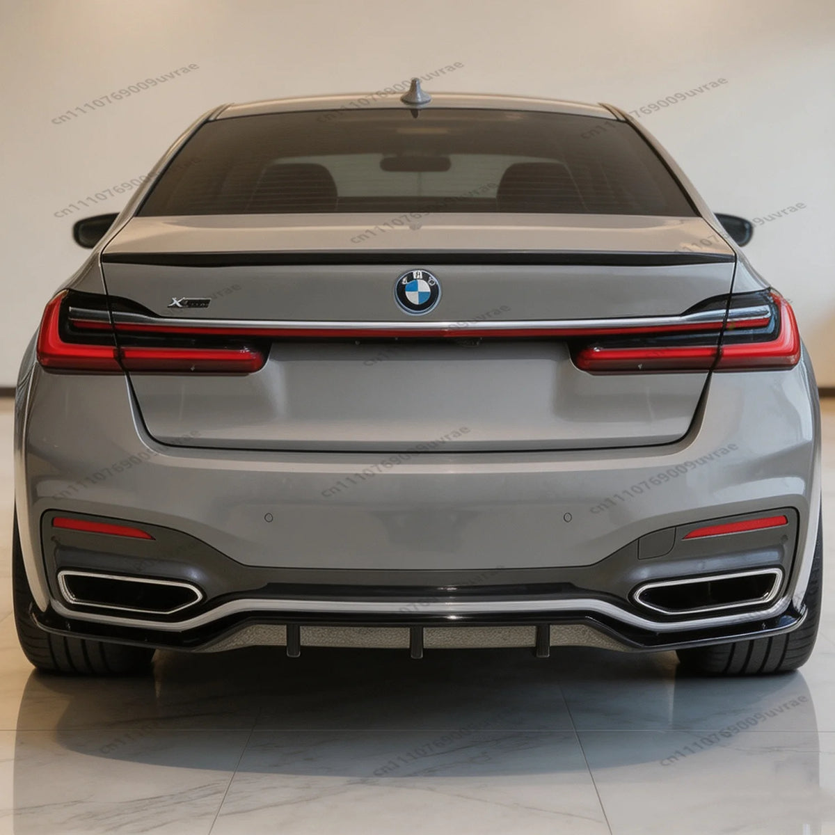 For BMW 7 Series G11 G12 Gloss Black Mp ABS Rear Bumper Diffuser