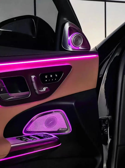 For Mercedes Benz C E S 4D Automatic Pop Up Rotating Tweeter RGB