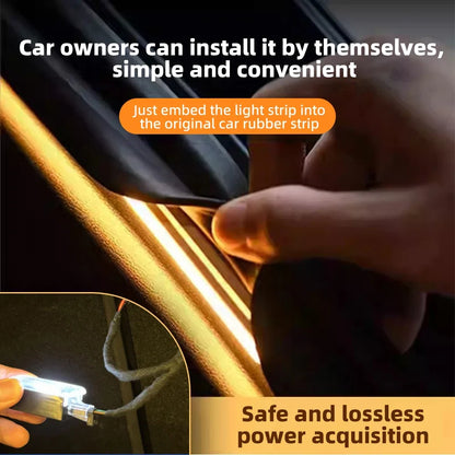 Car Trunk LED Light Strip Flowing Dynamic Tailgate Bar for Audi Ambient 12V Flexible Waterproof Rear Boot Decorative Lam