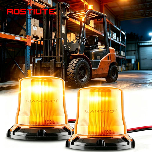 Rotating Beacon 12-24v Stroboscope Magnetic Flashing Warning