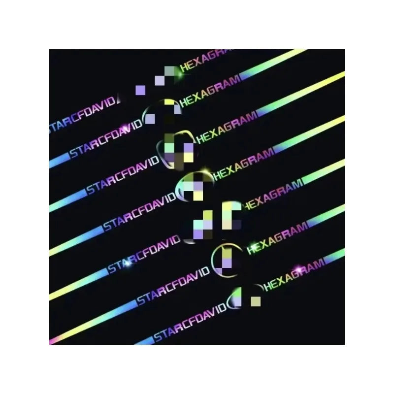 Laser Logos Pulling Flower Cars Exterior Body Glass Sticker