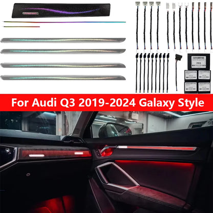 For Audi Q3 2019-2024 Dynamic Galaxy Colors Ambient Lighting Kit