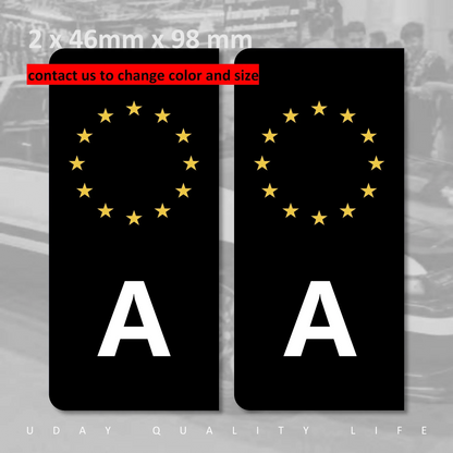 For Vehicle Registration Code A B Bg Hr Cy Ci Dk Est Fin