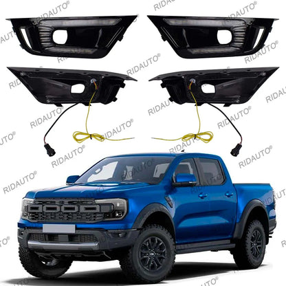 For Ranger T9 Raptor 2022-2025 Amber Turn Signal In Fog Dual