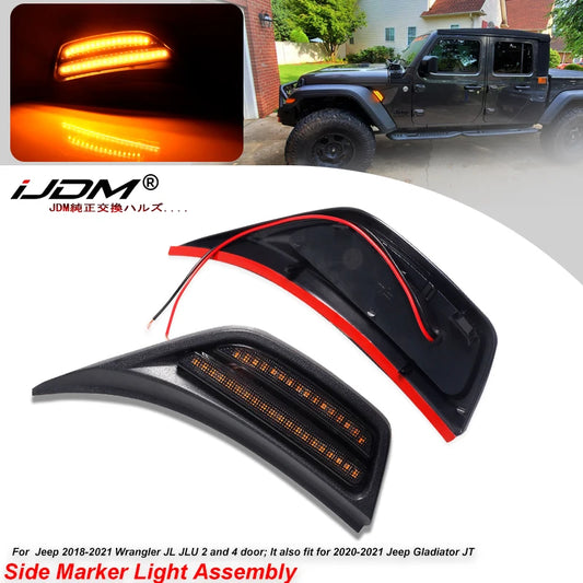 For 2018-2021 Jeep Wrangler Jl Jlu 2PCS 2020-2021 Gladiator Jt