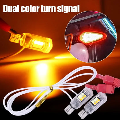 T15 Motorcycle high-brightness Width T10 two-color Turn Signal
