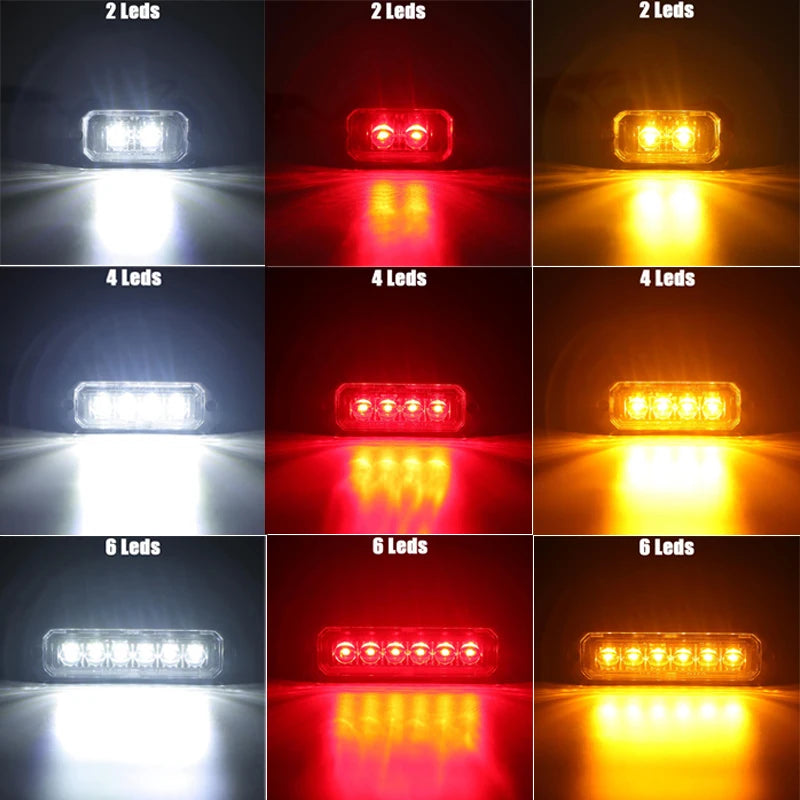 For Volvo Man Trailer E8 Dot Mark Side Marker Clearance Truck Bus