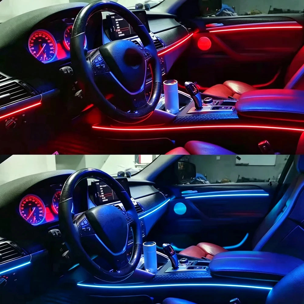 For BMW X5 F15 X6 2014-2018 RGB Ambient In Interior Acrylic