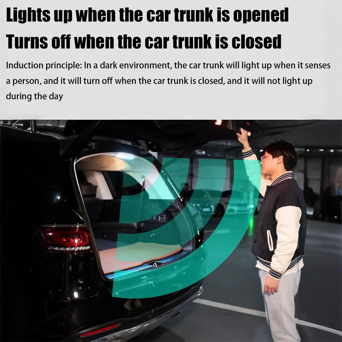 Trunk Automatic Sensor Magnetic Brightness Convenient Stable