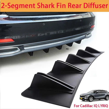 For Cadillac Iq Lyriq Shark Fin Rear Diffuser Split Chassis