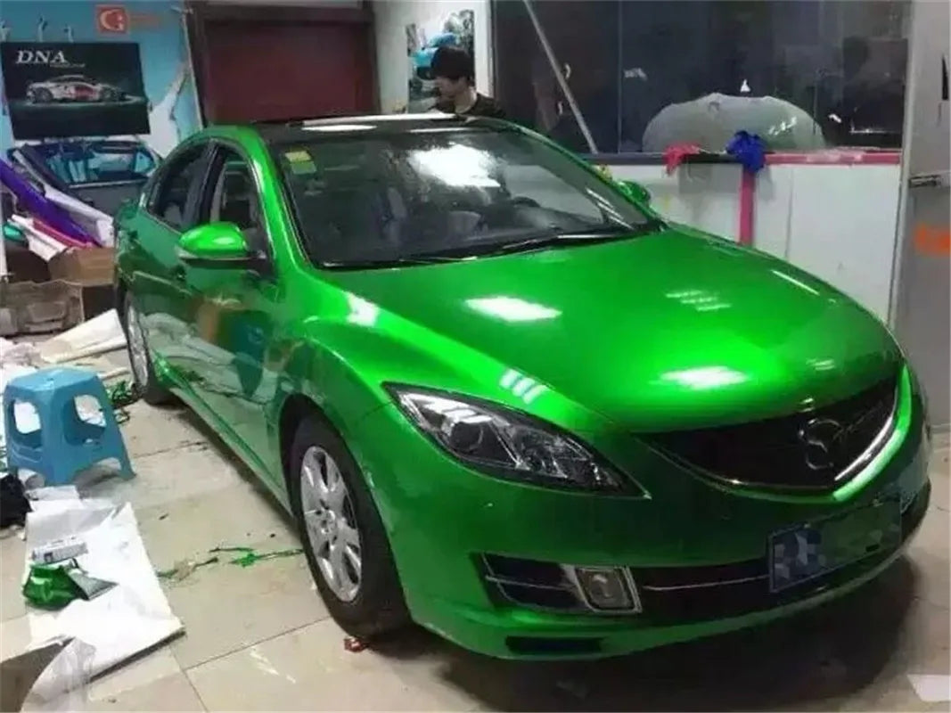 Glossy Candy Vinyl Wrap Ultra Gloss Metallic Wrapping Film