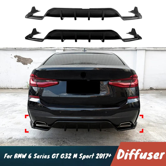 For BMW 6 Series Gt G32 M Sport 2017 Rear Bumper Diffuser