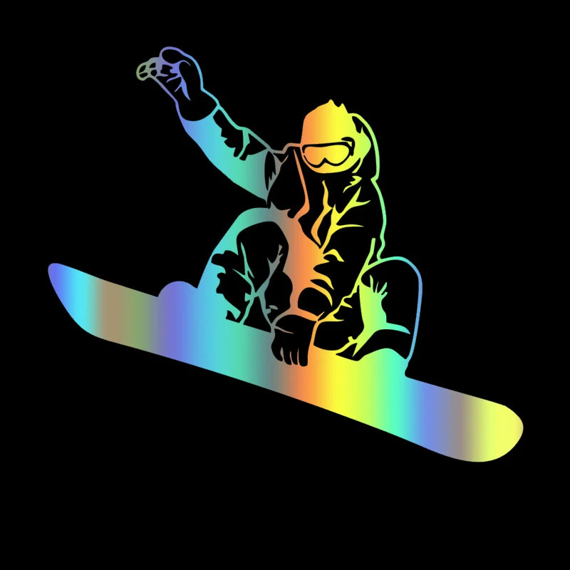 Lykx Various Sizes Sticker Snowboard Decal Waterproof Stickers On