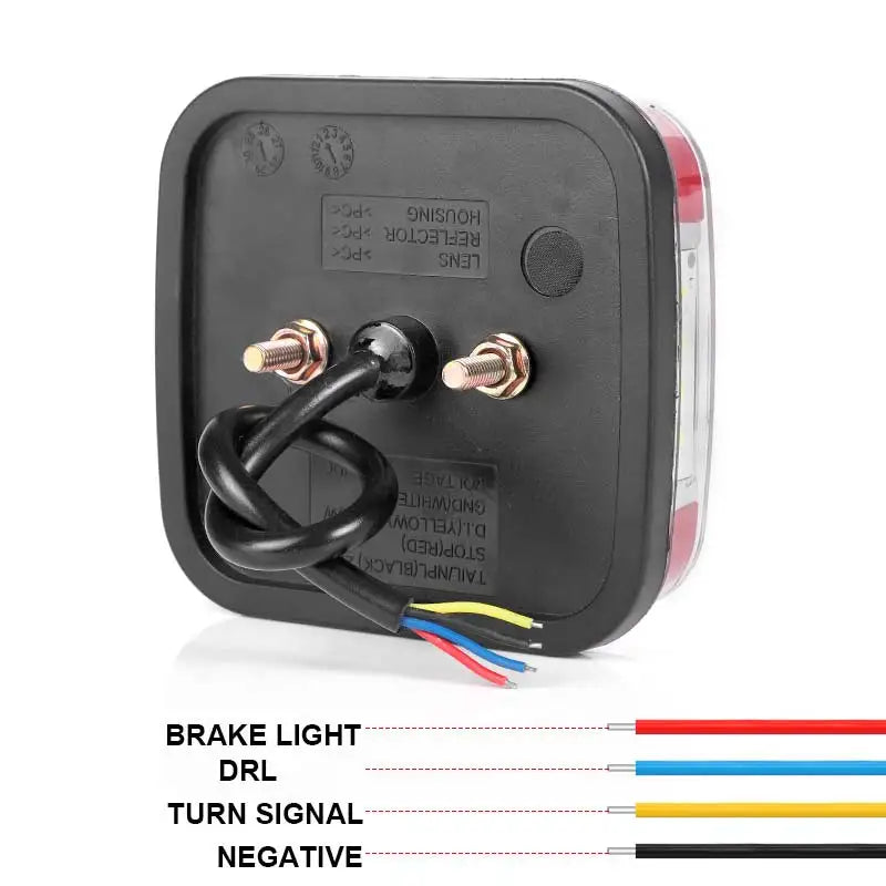 Rear Bumper Brake Tail Stop Turn Signal In Drl