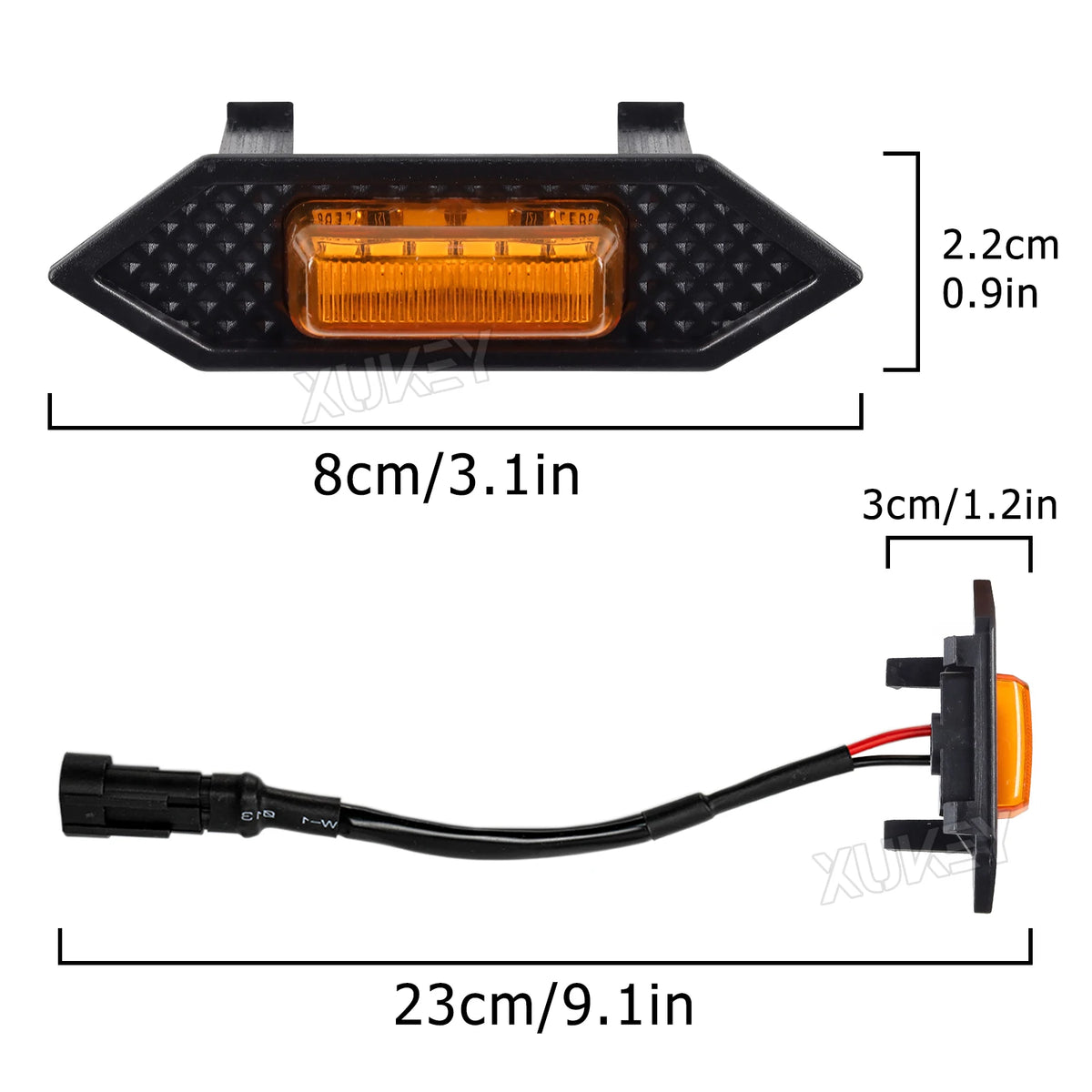 For Toyota RAV4 2019 2020 2021 4PCS Amber Raptor Grille Front