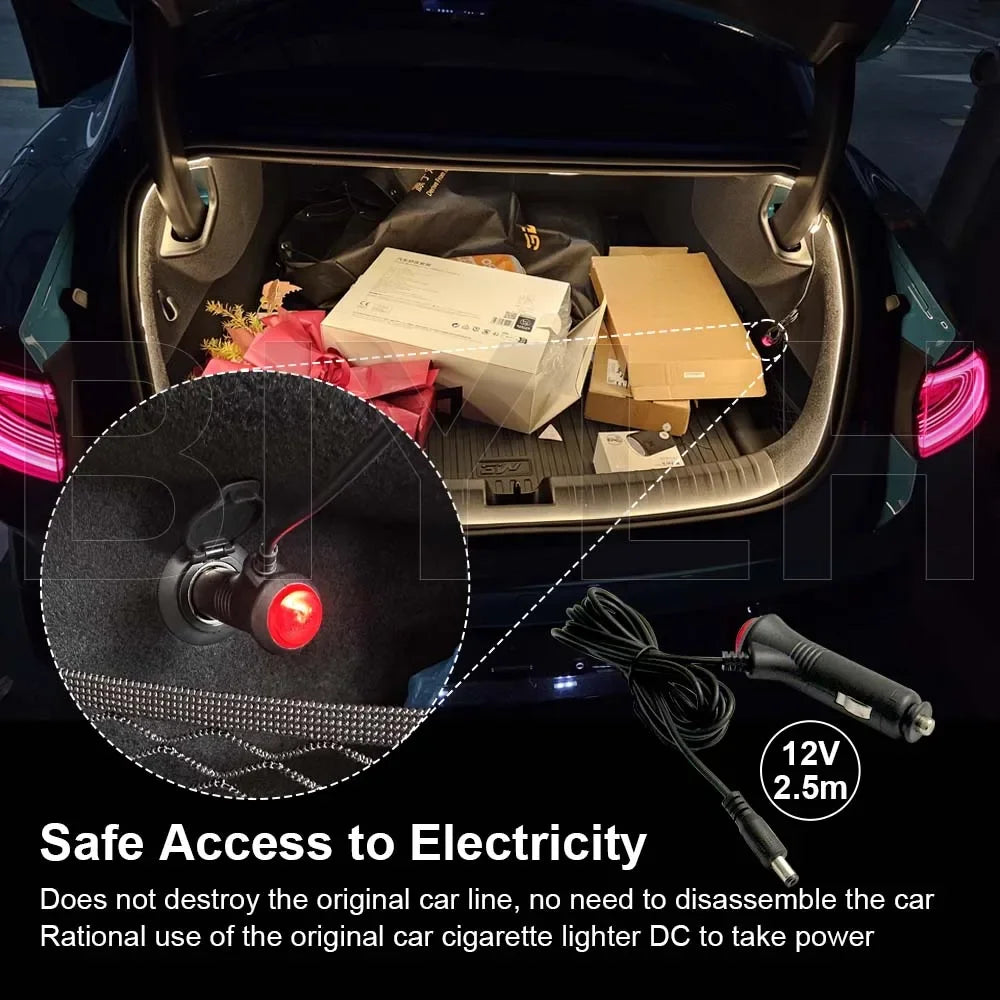 Trunk Modified Ambient Lighting 12V 5M Flexible Strip Atmosphere