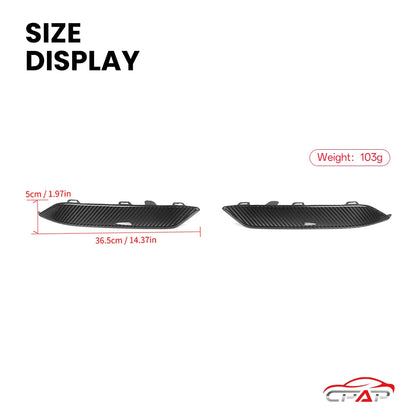 For BMW M8 Series F91 F92 Real Dry Carbon Fiber Front Vent