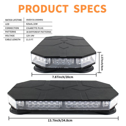 Laikesi Warning Roof Strobe Controller Truck Ambulance Snow Plow