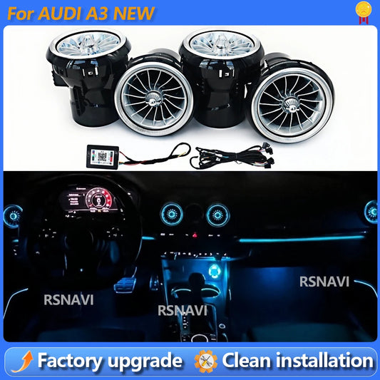For Audi A3 S3 RS3 8V 256 Colours Bluetooth APP Control 8Y 8P