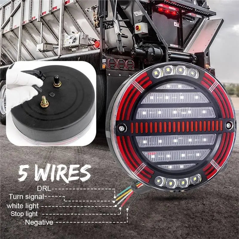 arrivals-led Tail Round 12V 24V Sequential Turn Signal Truck