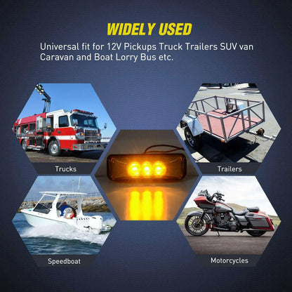 For Trailer Boat Auu 3.9 Inch Leds Truck Trailer Front Rear Side