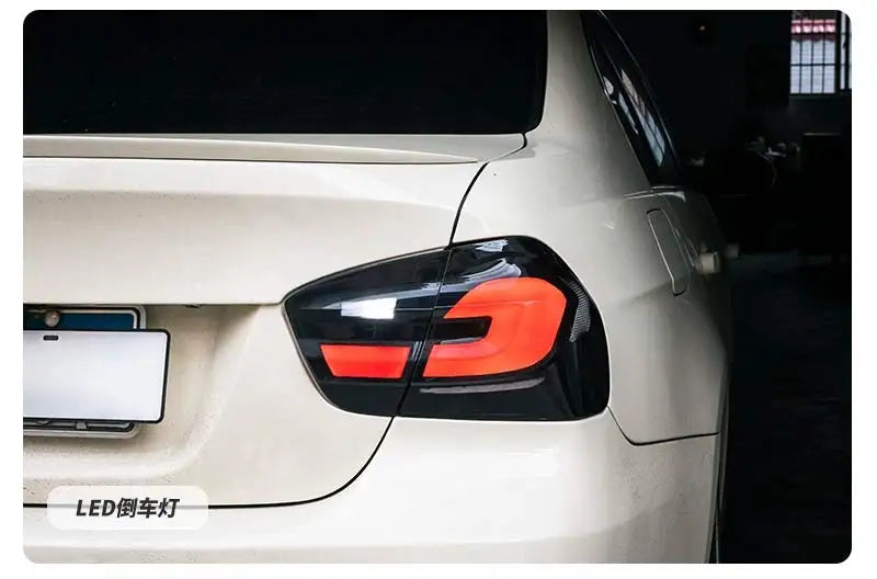 BMW Series 2005-2008 E90 Taillight Assembly Includes Row Flowing