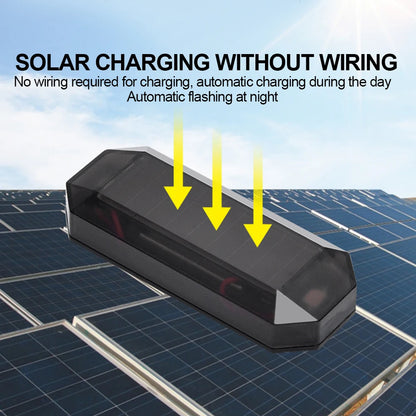 anti-theft Alarm Motorcycles Solar Power in-night Caution