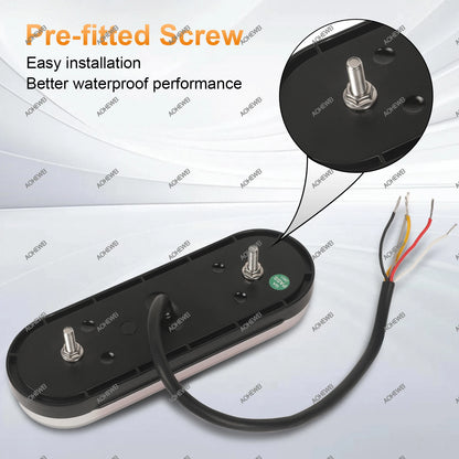 For Camper Aohewei Trailer Tail 12 24V Waterproof Stop Side