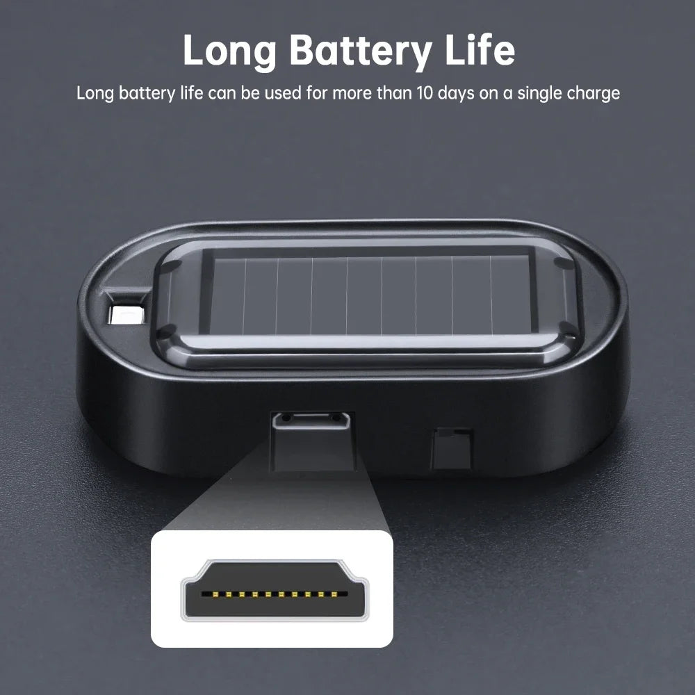 Extractme Simulation Solar anti-theft Immobiliser Alarm Warning