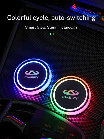 For Chery Tiggo 2 3 4 Color Changing Cup Holder Rear Windshield