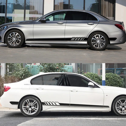 For Mercedes Benz W205 W204 W203 Stickers Line Decals W212 Glc