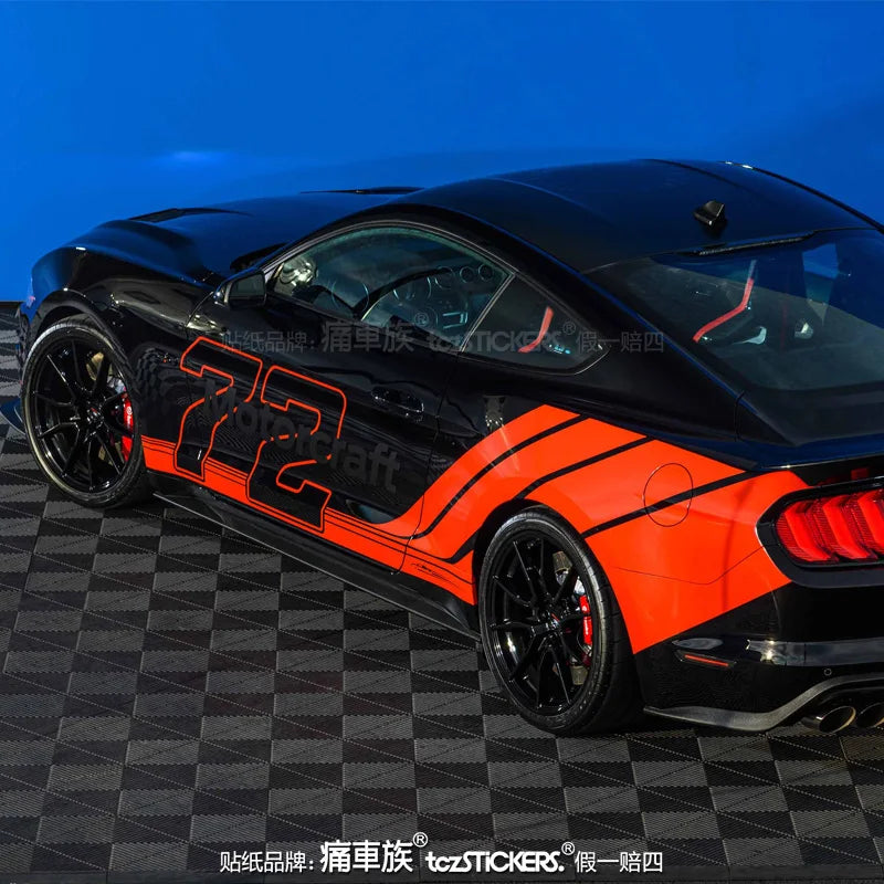 For Ford Mustang Gt Sticker Body Appearance Modification Fashion