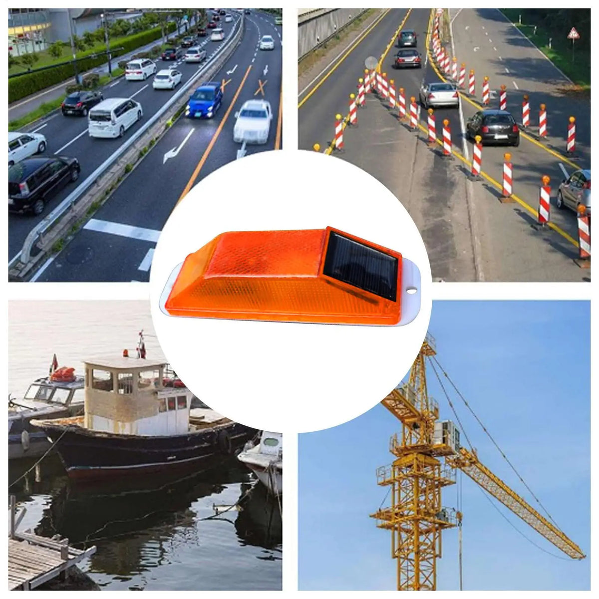 Warning Solar Waterproof Super Bright Flashing Beacon