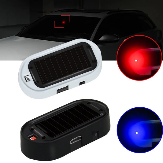 Solar Powered Fake Security Simulated Dummy Alarm Wireless