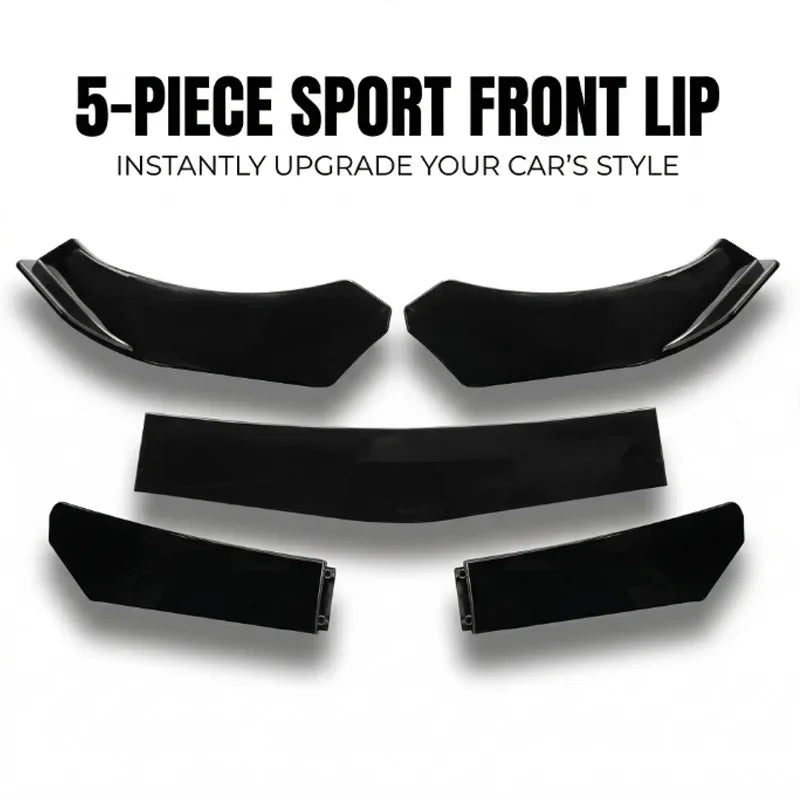 For Audi RS7 5PCS ABS Material Front Bumper Separator Lip Body