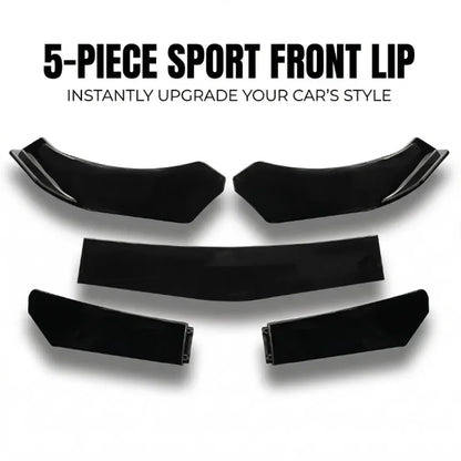 For Porsche 911 5PCS ABS Material Front Bumper Separator Lip